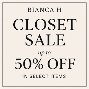 Closet Sale Announcement